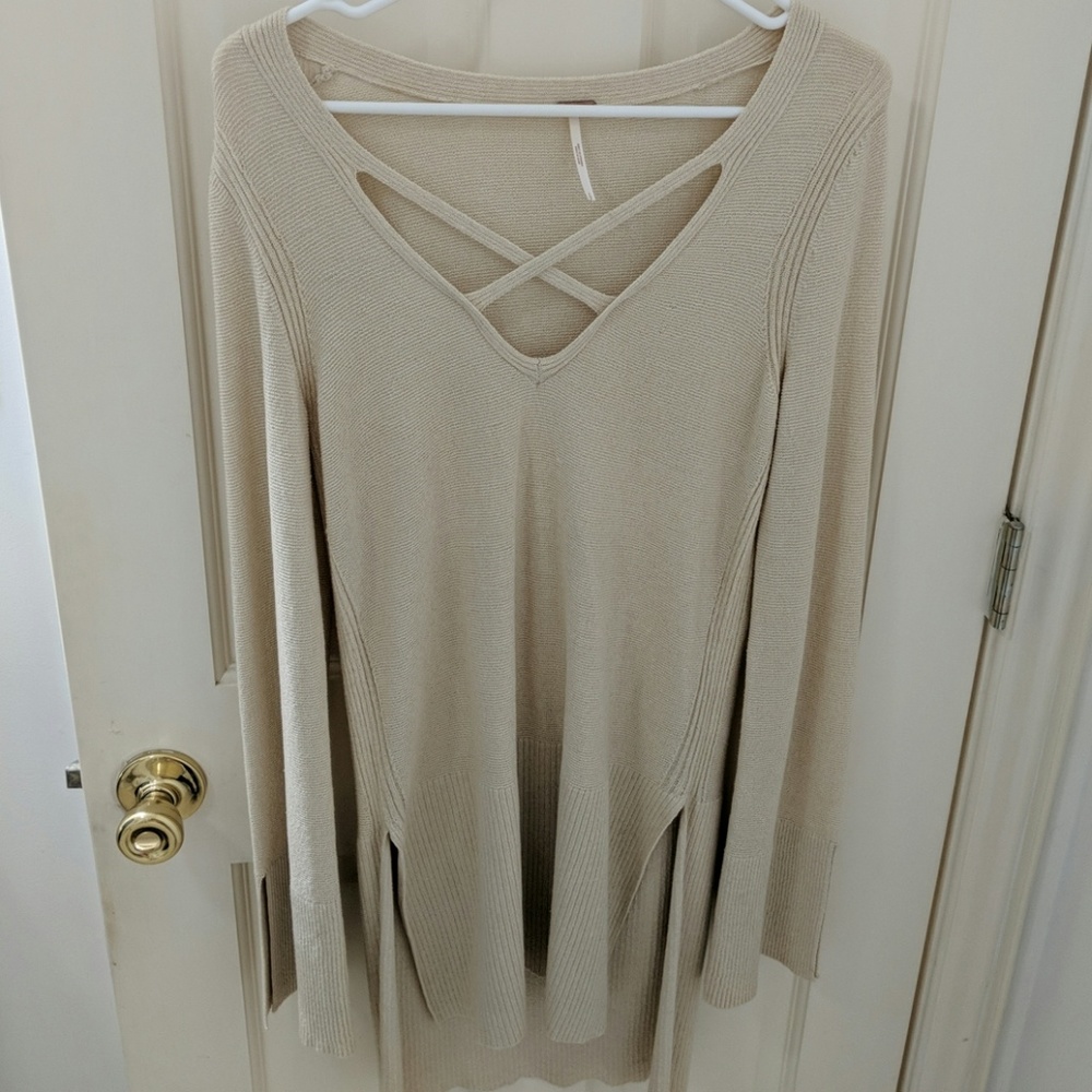 Free people Ivory Sweater